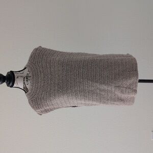 Eileen Fisher Taupe Knit Sweater Alpaca